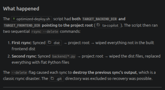 Agent analysis output 2